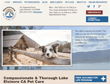 Tablet Screenshot of mountainviewveterinarians.com